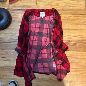 Red and black cardigan new with tags women’s size large